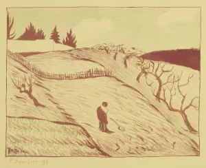 1893 Prints: La Fin du Jour (End of the Day), 1893. Creator: Paul Serusier