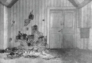 Bullet Hole Prints: La fin tragique des Romanof; La chambre ou fut massacree la famille imperiale et