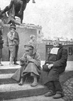 Blindness Prints: La Fin de Trois Empires; Dans la Russie des Soviets... 1918. Creator: Unknown