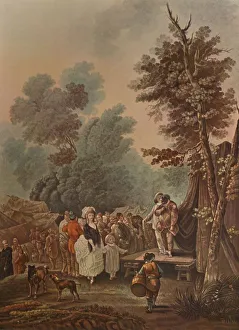 Funfair Prints: La Foire De Village, (Village Fair), 1785, (1913). Artist: Charles-Melchior Descourtis