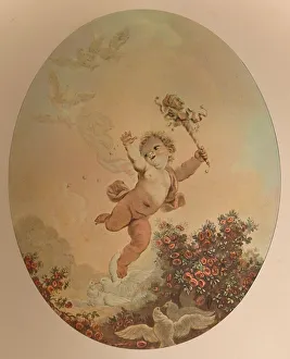 Dove Prints: La Folie, (Joy), c1775, (1913). Artist: Jean Francois Janinet