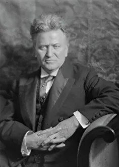 La Follette, Robert, Senator, portrait photograph, 1912 Apr. Creator: Arnold Genthe