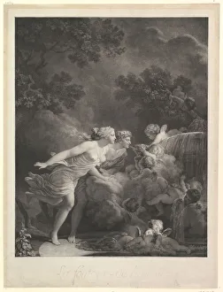 Fragonard Prints: La Fontaine d Amour, 1785. Creator: Nicolas-Francois Regnault