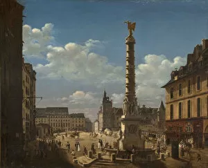 Images Dated 7th December 2017: La Fontaine du Palmier on the Place du Chatelet, 1810