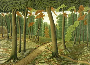 Primitivism Collection: La Foret (The forest). Creator: Peyronnet, Dominique (1872-1943)
