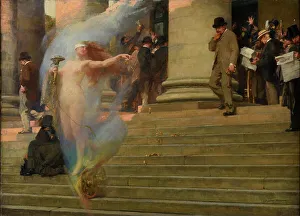 Fortuna Prints: La Fortune passe, 1895. Creator: Maignan, Albert Pierre-René (1845-1908)