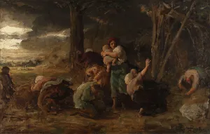 La foudre, c.1865. Creator: Jules Breton