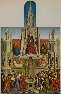 Aureliano De Beruete Gallery: La Fuente De La Vida, (The Fountain of Grace), 1430-1455, (c1934). Artist: Jan van Eyck