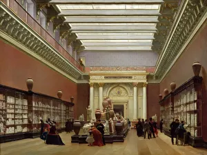 Mus E Du Louvre Prints: La Galerie Campana. Artist: Giraud, Sebastien Charles (1819-1892)