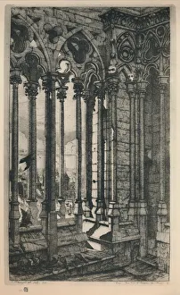 Meryon Prints: La Galerie Notre-Dame (3rd State)