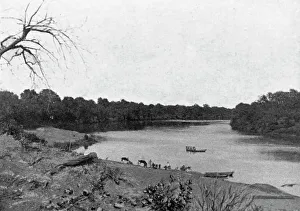 Gambia Prints: La Gambie a Quenotto; L'Ouest Africain, 1914. Creator: Unknown