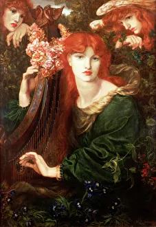 Youth Prints: La Ghirlandata, 1873. Artist: Dante Gabriel Rossetti