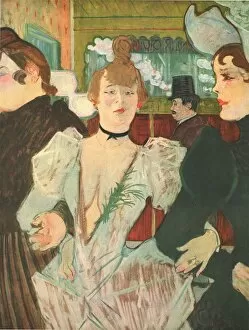 Arthur William Douglas Cooper Gallery: La Goulue at the Moulin Rouge, 1892, (1952). Creator: Henri de Toulouse-Lautrec