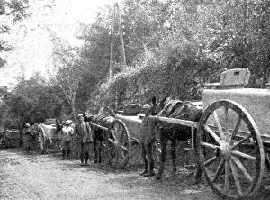 La grande attaque du Carso (aout 1916); Service de ravitaillement d'eau pour les troupes, 1916. Creator: Unknown