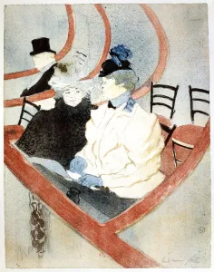 Chairman Gallery: La Grande Loge ( The Royal Box ), 1896-1897. Artist: Henri de Toulouse-Lautrec