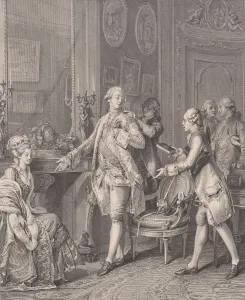 La Grande Toilette (The Patroness), from Le Monument du Costume, 1777 La Grande Toilette (The Patroness), from Le Monument du Costume, 1777