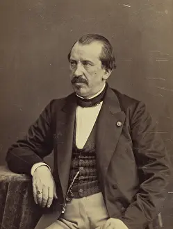 Commissary Prints: La Gueronniere, journaliste, 1861-1869. Creator: Nadar