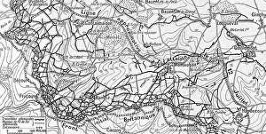 La Guerre 20-26 juillet 1916; cartes des ouvrages allemands d'Ovillers a Hardecourt, 1916. Creator: Unknown