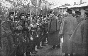 Joseph Jacques Cesare Joffre Prints: La Guerre de Tranchees; Le Grand Chef, le general Joffre, 1915. Creator: Unknown