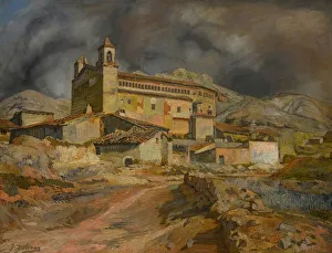 1924 Prints: La Iglesia de Maluenda (The Church at Maluenda), c. 1924