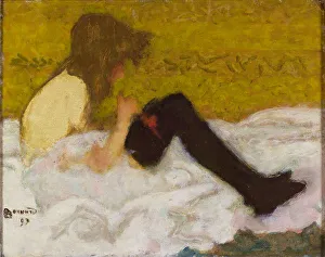 La Jeune fille aux bas noirs, 1893. Creator: Bonnard, Pierre (1867-1947)