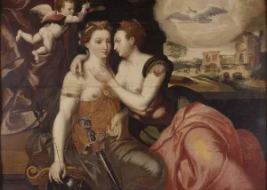 La Justice et la Paix (Justice and Peace), c. 1560. Creator: Anonymous