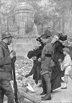Honouring Prints: La part de la douleur; au soir du jour de Gloire': le pelerinage pieux des peres