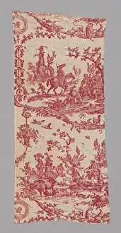 La Liberte Americaine (American Liberty) (Furnishing Fabric), France, 1783/89. Creators: Unknown, Oberkampf Manufactory