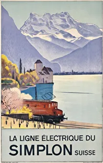 Train Collection: La Ligne Electrique du Simplon, 1928