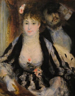 Images Dated 1st November 2013: La Loge (The Theatre Box), 1874. Artist: Renoir, Pierre Auguste (1841-1919)
