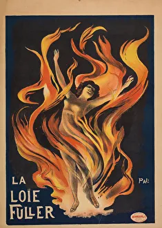 Reform Style Prints: La Loïe Fuller, ca 1897. Creator: Pal (Jean de Paléologue) (1855-1942)