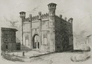 1853 Prints: La Lonja or Sa Llotja, (Palma Market)
