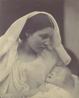 Julia Margaret Prints: La Madonna Riposata, 1864. Creator: Julia Margaret Cameron