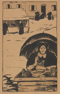 Vendor Prints: La Marchande ambulante (The Street Vendor), 1895. Creator: Paul Serusier