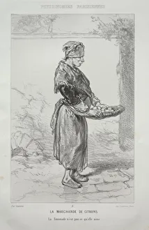 Paul Gavarni French Prints: La Marchande de Citrons. Creator: Paul Gavarni (French, 1804-1866)