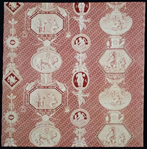 La Marchande d Amour (The Merchant of Love) (Furnishing Fabric), France, 1815 / 17