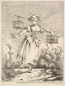 Joyful Collection: La marchande d oyseaux (The Bird Merchant), 18th century