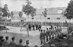 Medal Ceremony Prints: La Medaille Militaire de Petain; Le 23 aout 1918