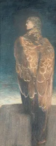 Fernand 1858 1921 Prints: La Médusa endormie (Sleeping Medusa), 1896. Creator: Khnopff; Fernand (1858-1921)