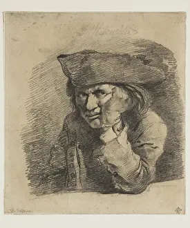 Cream Prints: La Melancolie, between 1789 and 1810. Creator: Jean-Jacques de Boissieu