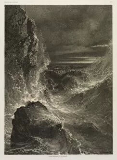 Alexandre Calame Collection: La Mer, 1851. Creator: Alexandre Calame (Swiss, 1810-1864)