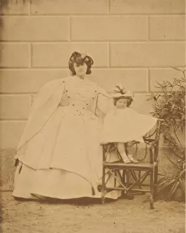 Countess De Castiglione Collection: La Mere et L Epoux, 1860s. Creator: Pierre-Louis Pierson