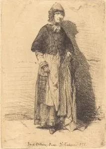 La Mere Gerard, 1858. Creator: James Abbott McNeill Whistler