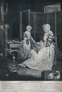 Mending Collection: La Mere Laborieuse, 1740, (1916)