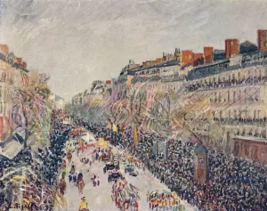 Impressionism Collection: La Mi-Careme sur les Boulevards, 1897. Artist: Camille Pissarro