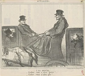 A la minute, 19th century. Creator: Honore Daumier