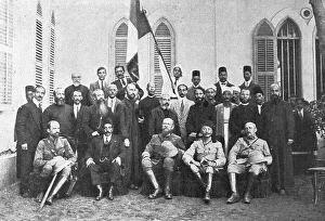 La mission militaire francaise, ayant pour chef le lieutenant-colonel Bremond, visite... 1916. Creator: Melik