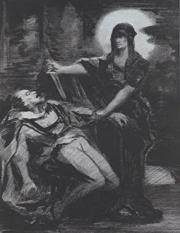 La Mort de peur, 1830-76., 1830-76. Creator: Narcisse Virgile Diaz de la Pena La Mort de peur, 1830-76., 1830-76. Creator: Narcisse Virgile Diaz de la Pena