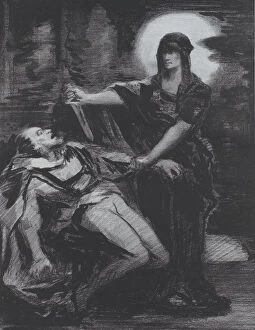 Narcisse Diaz Gallery: La Mort de peur, 1830-76. 1830-76. Creator: Narcisse Virgile Diaz de la Pena