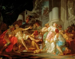 Death Sentence Prints: La Mort de Sénèque, 1773. Creator: Jacques-Louis David